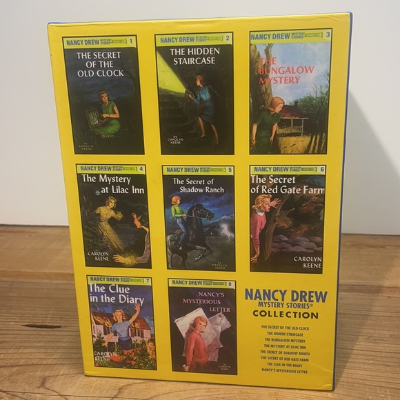 Nancy Drew Classic Book Set 1-8 - Picture 3 of 4